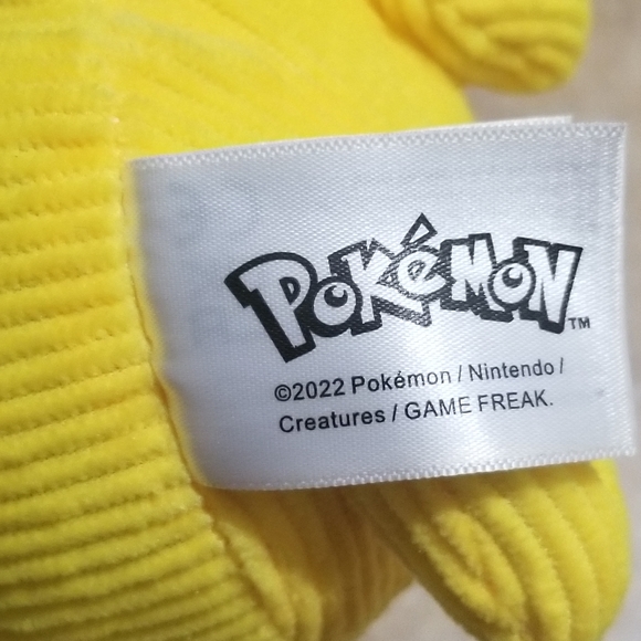 Pokemon 8 Inch Corduroy Pikachu Plush - Picture 5 of 5